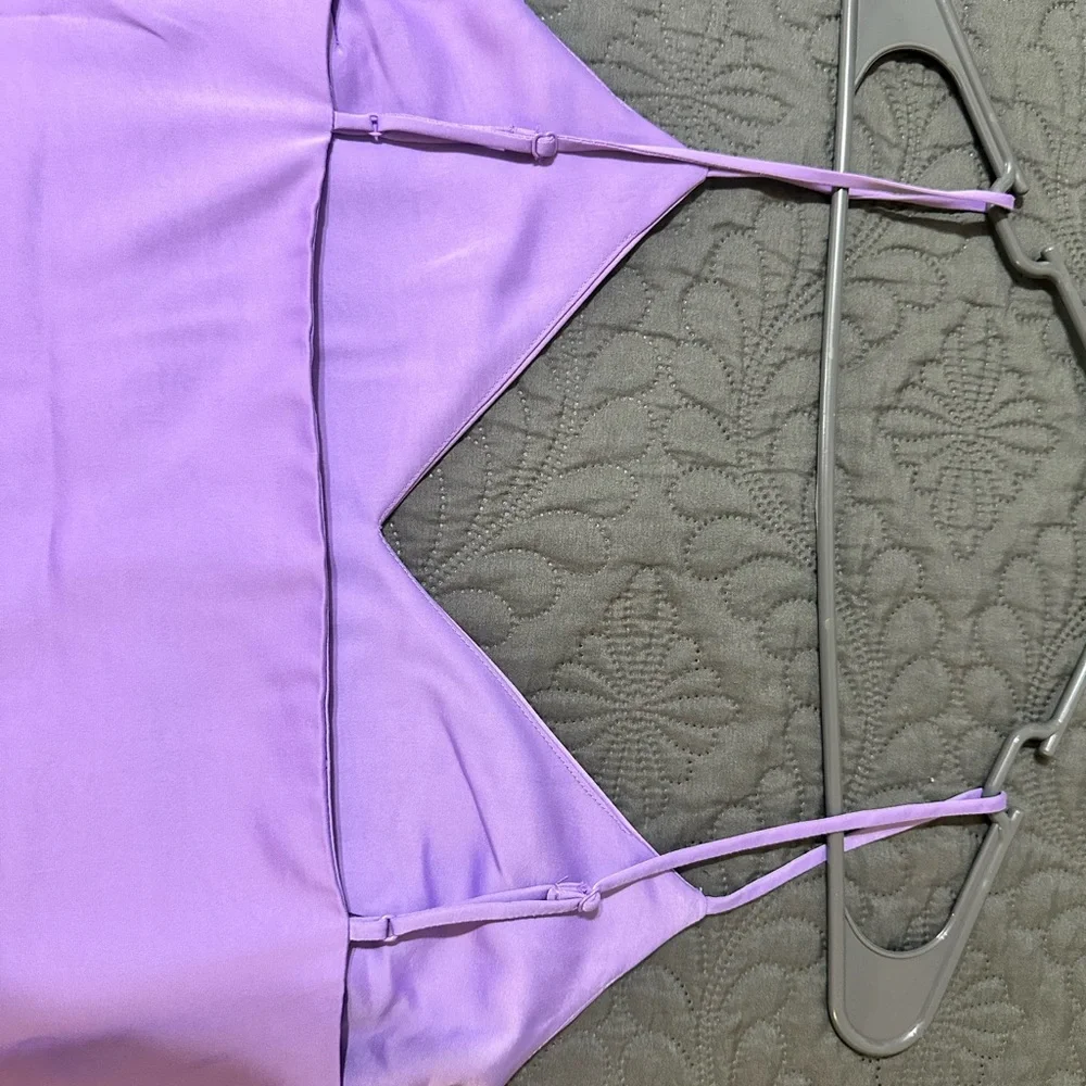 A New Day Purple Camisole with Spaghetti Straps - Picture 3 of 5